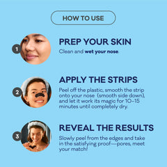 Bioré open box with all 18 pore strips visible for convenient supply