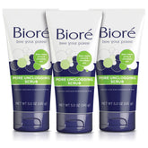 Bioré front packaging showing tube and brand, highlighting convenient three-pack benefit