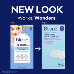 Biore single nose strip close-up highlighting smooth adhesive and ease