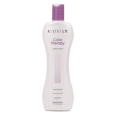 BioSilk bottle front view showing label and color protection benefit