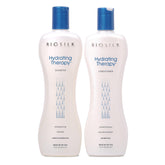 BioSilk front packaging showing the hydrating therapy duo and product benefits