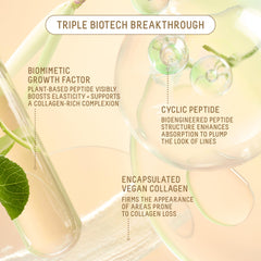 BIOSSANCE application on hand demonstrating spreadability and quick blending benefit