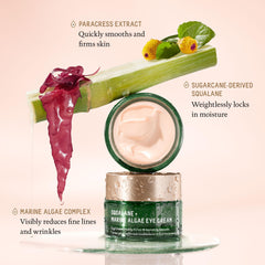 BIOSSANCE hyaluronic acid serum visual signaling moisture retention and plumping benefit: reduces crepey look