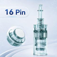 Bird Here closeup of 16-pin needle tips, precise alignment for smooth performance