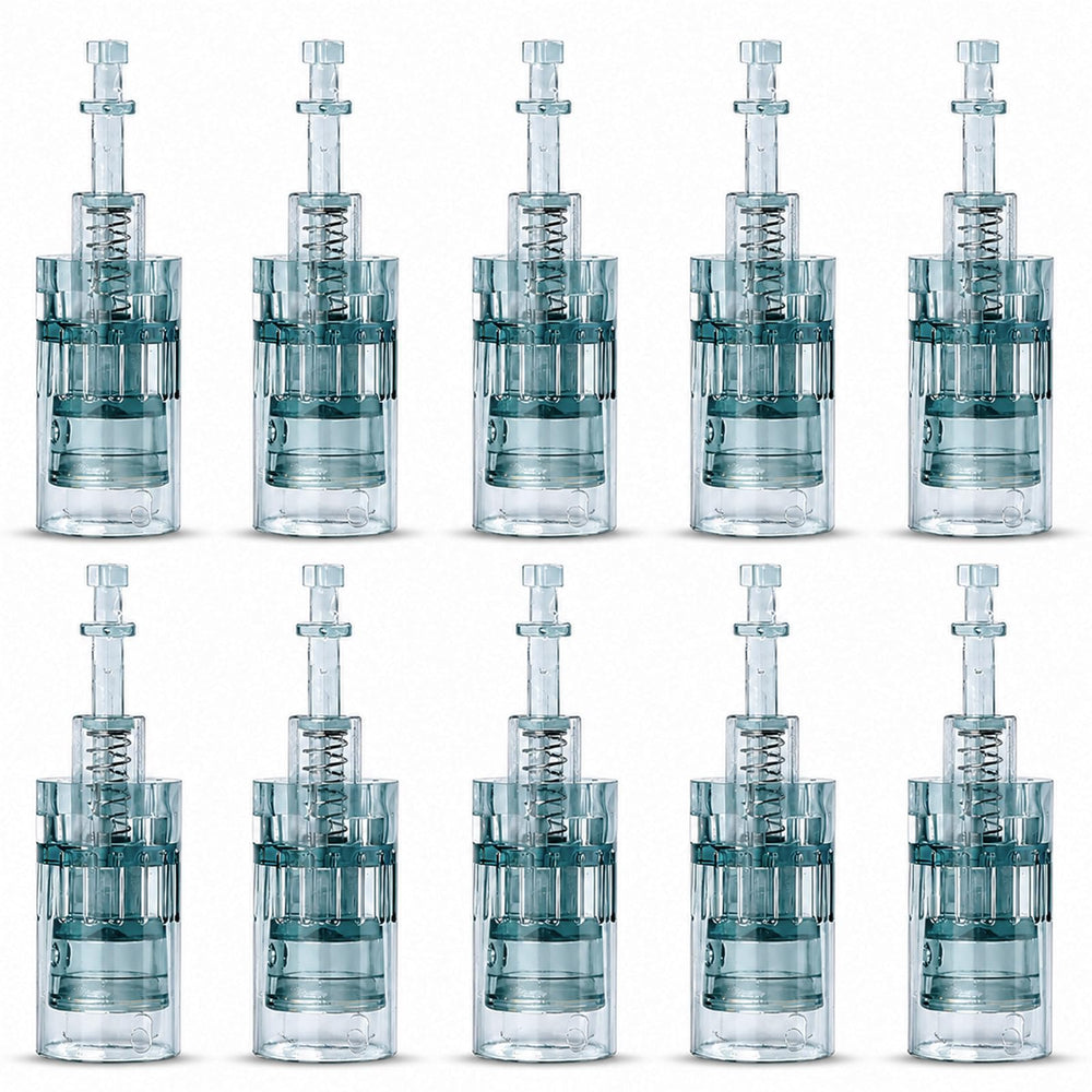 Bird Here front packaging showing 10 sealed microneedling cartridges and brand clarity