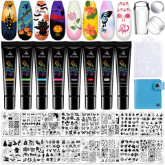 Biutee front packaging showing complete nail stamping kit benefits
