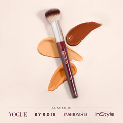 BK BEAUTY close-up of dense vegan bristles for seamless blending