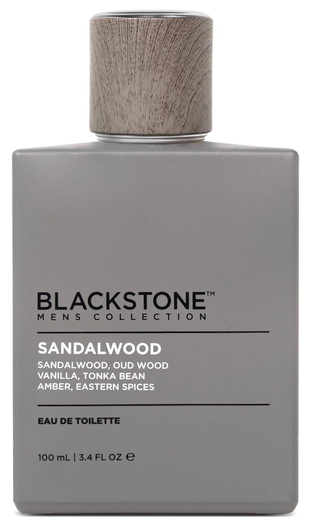 Blackstone front bottle view showing label and sleek travel-friendly design benefit longevity