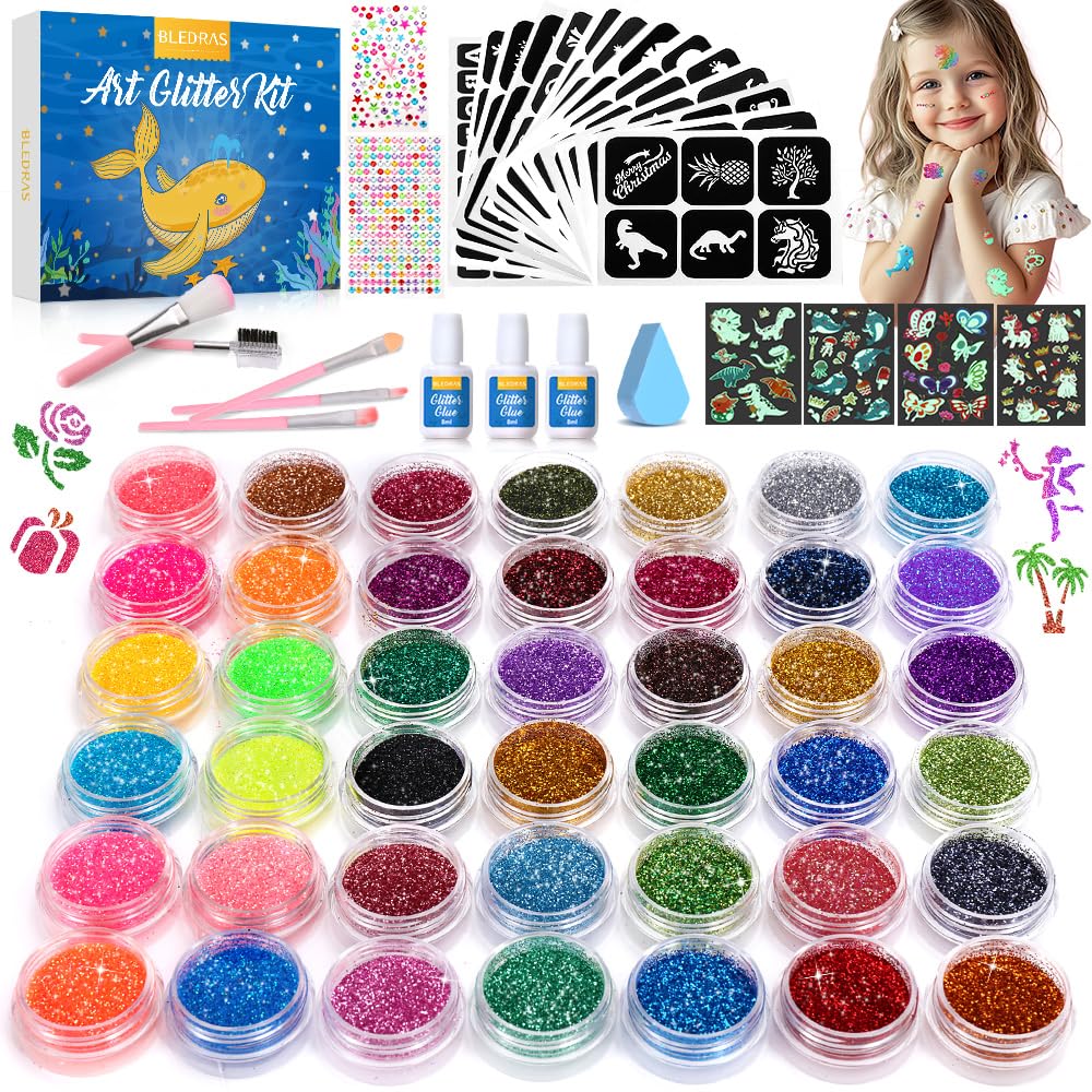 Bledras front packed kit in gift box showing set and portability benefit