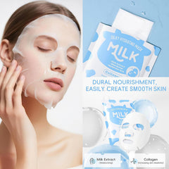 BliBling hydrating face cream jar open to reveal light cream that moisturizes