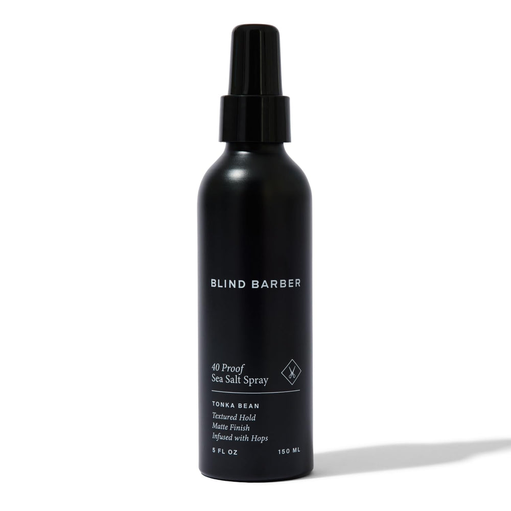 Blind Barber 40 Proof front label showing product identity and benefits