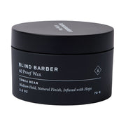 Blind Barber jar front view showing label and compact styling benefits