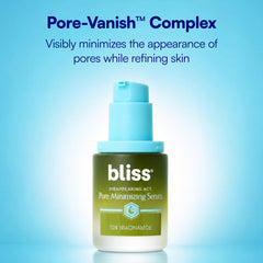 Bliss bottle with botanical ingredients flatlay highlighting natural extract benefits