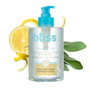Bliss front packaging showing bottle and lemon-sage scent benefit