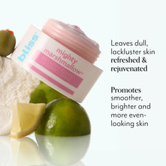 Bliss whipped mask close-up texture highlighting lightweight moisturizing feel