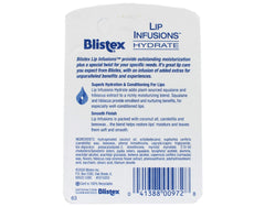 Blistex Lip Infusions in use during travel demonstrating compact convenience and on-the-go relief