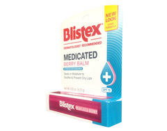 Person applying Blistex balm to lips for instant hydration and protection