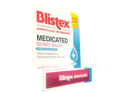 Blistex open tub displaying creamy balm and easy fingertip application