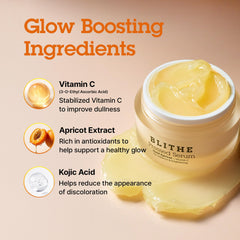 BLITHE ingredient focus on apricot oil extract for nourishing moisture