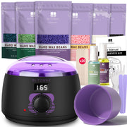 BLITZWAX front packaging showing complete kit and tools for convenient home waxing
