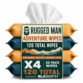 BLKSMITH front packaging showing multipack and masculine design benefit quick grab-and-go