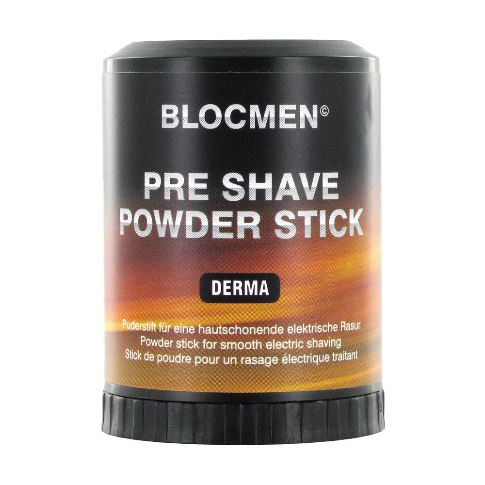 Blocmen stick front view showing compact, travel-friendly design and convenience