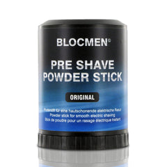 Blocmen pre shave stick front packaging shows compact 60 g design and portability