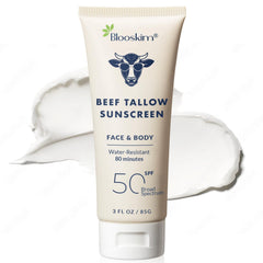 Blooskim front packaging shows SPF 50 and natural protection benefits