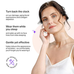 BLUMBODY patch on neck in use demonstrating overnight protection