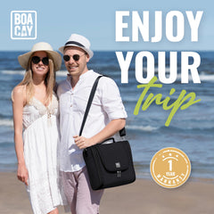 BOACAY open layout revealing 21 compartments for tidy organization and quick packing