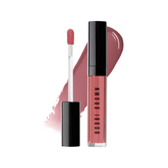 Bobbi Brown front view of glossy tube showing shade and branding, convenient portability