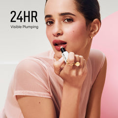 Bobbi Brown Extra Lip on-model application showing sheer color and natural glow