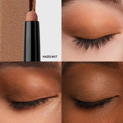 Bobbi Brown close-up of Hazelnut stick tip highlighting smooth creamy application