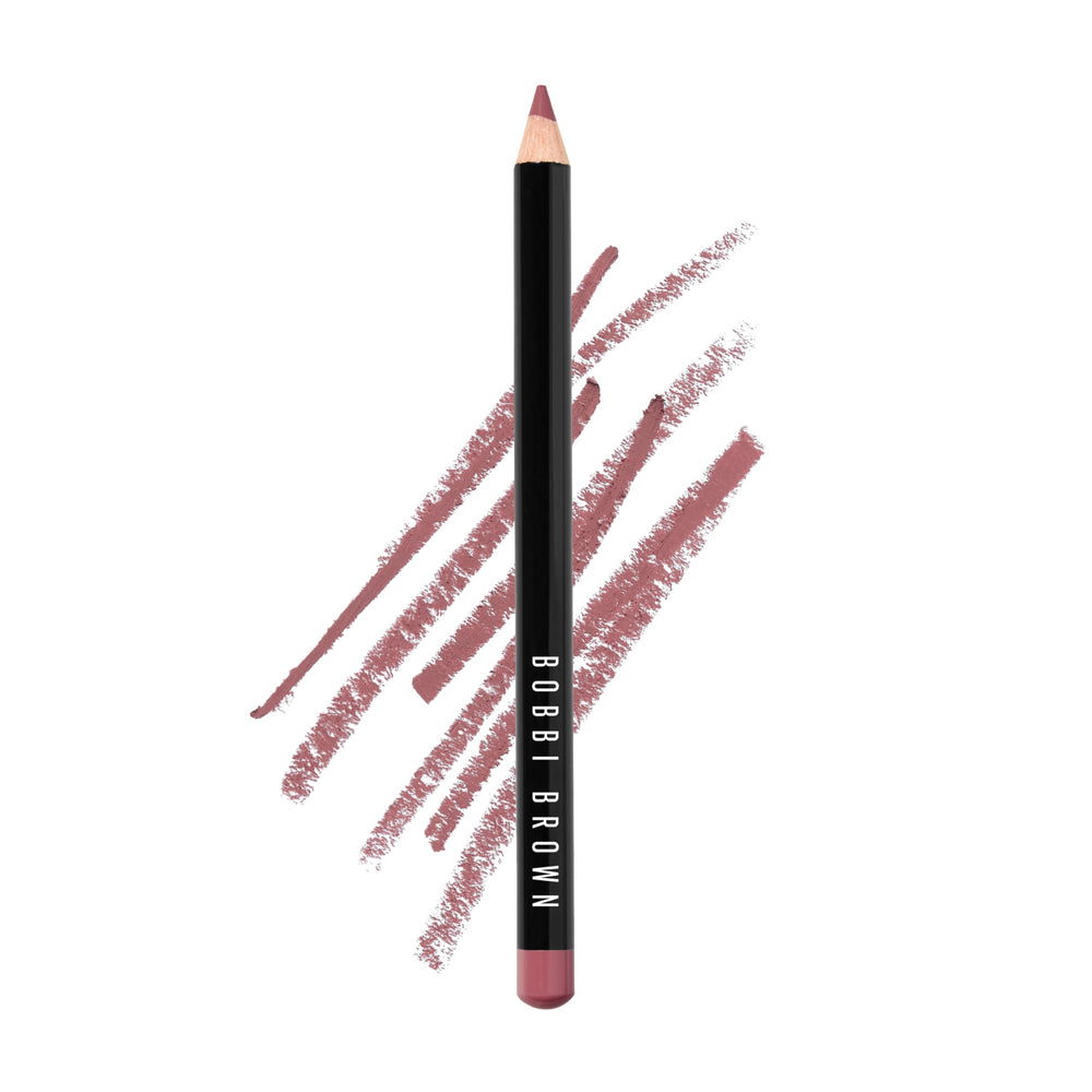 Bobbi Brown lip pencil front packaging showing shade Muted Rose benefit precise definition