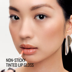 Bobbi Brown gloss texture swirl highlighting oil-infused finish for cushiony feel