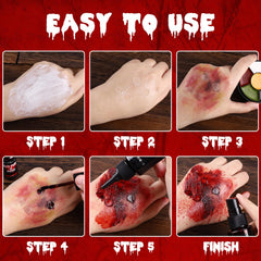 BOBISUKA liquid latex bottle offering texture and adhesive effects safely