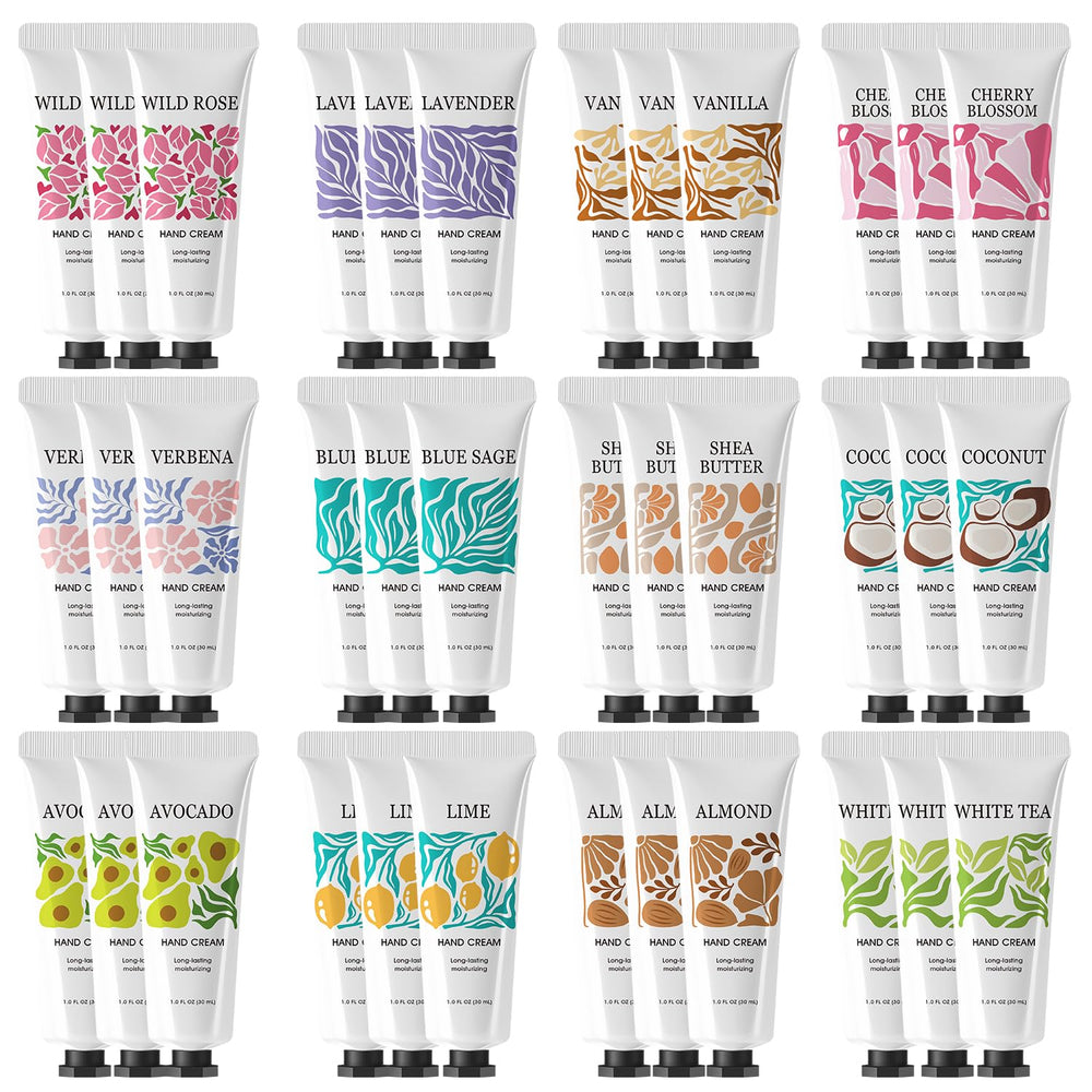 BODY & EARTH # LOVE front packaging showing assorted tubes and variety benefit