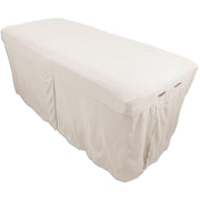 Body Linen front view natural skirt creates a professional look