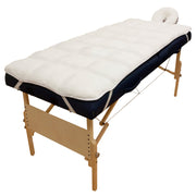 Body Linen front view of pad set showing neat fit and professional look