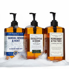 Body Prescriptions front pack of three pump bottles showing scent varieties and convenience