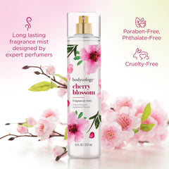 Bodycology mist settling on skin texture demonstrating gentle fragrance benefit