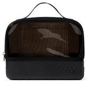 BOGG BAG front view showing compact LBD Black pouch and easy access benefit