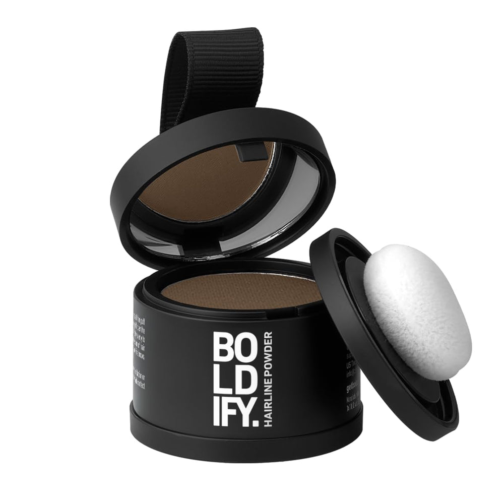Boldify compact front view showing packaging and easy portability benefit