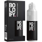 Boldify front packaging showing sleek travel-size bottle and clear labeling for convenience