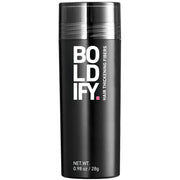 Boldify jar front black showing product and brand for immediate fuller hair