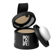 Boldify compact front view showing medium blonde shade and portable design