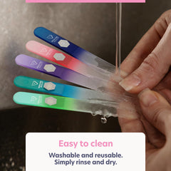 BONA FIDE BEAUTY single file inside hard case protecting the glass for safe storage