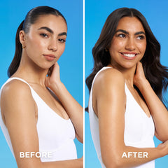 Bondi Sands dropper closeup dispensing a drop, precise control for customizable color
