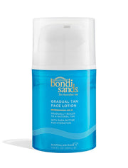 Bondi Sands bottle front view showing packaging and product benefits