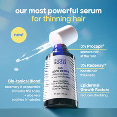 BONDIBOOST dropper dispensing serum demonstrating easy targeted application